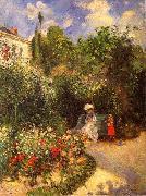 Camille Pissarro The garden of Pontoise Sweden oil painting artist